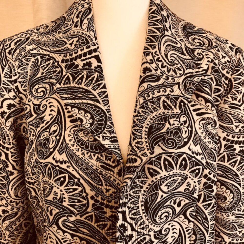 Laura Ashley Jacket in Bold Swirl Design